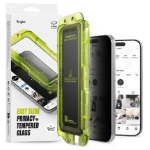 Szkło prywatyzujące Ringke Easy Slide 2-pack na iPhone 17 Pro - czarne