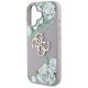 6. Etui Guess Grained Roses Big 4G logo na iPhone 16 - fioletowe
