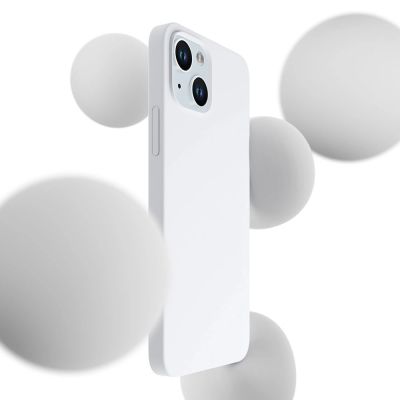 2. Etui 3mk Hardy Silicone MagCase na iPhone 15 - biało-srebrne