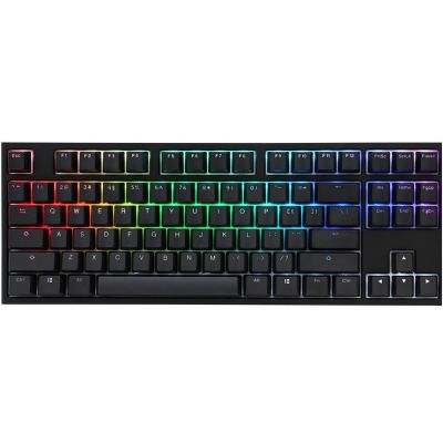 2. Ducky One 2 RGB TKL klawiatura Gaming USB Niemiecki Czarny