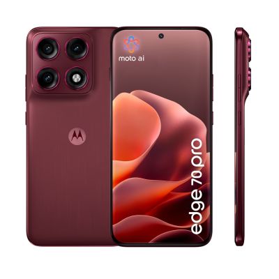2. Motorola edge 70 pro 17,2 cm (6.78") Dual SIM Android 16.0 5G USB Type-C 12 GB 512 GB 6500 mAh Bordowy