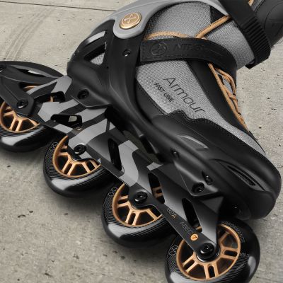 7. NA22151 ŁYŻWOROLKI ARMOUR SZARE ROZM. 39 NILS EXTREME