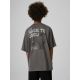2. T-shirt loose z nadrukiem chłopięcy 4F 4FJRAW26TTSHM4529-25S