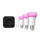 Philips Hue White and color ambiance Zestaw startowy: 3 inteligentne żarówki E27 + Dimmer switch + Bridge Pro