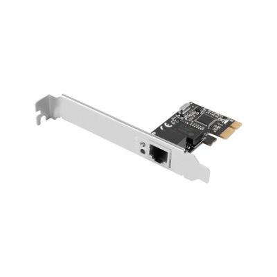 3. LANBERG KARTA SIECIOWA PCI-E 1X RJ45 1GB RTL8111C ŚLEDŹ LOW PROFILE PCE-1GB-201