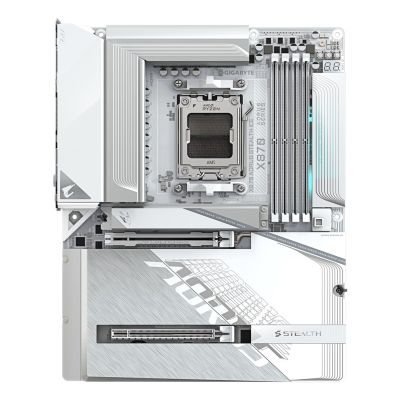 3. GIGABYTE X870 AORUS STEALTH ICE AMD X870 Gniazdo AM5 ATX