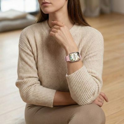 3. Smartwatch Gravity Różowe Złoto Różowy GT36-1