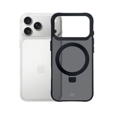 7. Etui 3mk Smoke Case Mag&Stand na iPhone 17 Pro Max - czarne