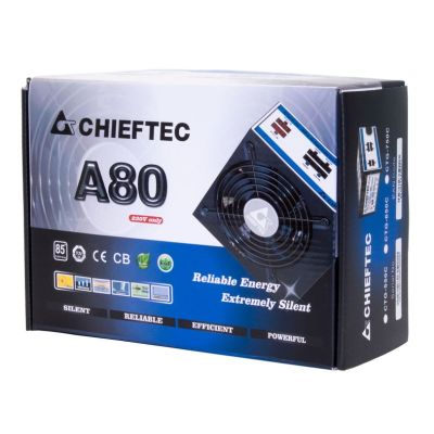 2. Zasilacz Chieftec A-80 CTG-750C (750 W; Aktywne; 120 mm)