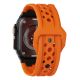 4. UAG Monarch - pasek FKM do Apple Watch series 4-6 & SE 1-3, 44mm / series 7-9, 45mm / series 10-11, 46mm / Ultra 1-3, 49mm (orange / black titanium)