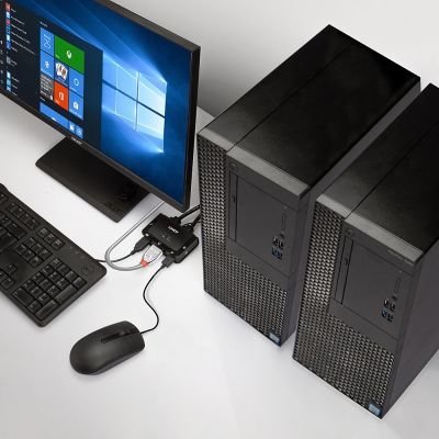 5. Lindy 42340 przełącznik KVM Czarny
