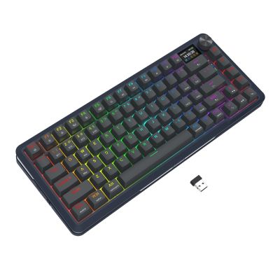 9. REDRAGON K708-RGB-PRO FLEKACT klawiatura USB + RF Wireless + Bluetooth Czarny
