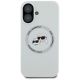 3. Etui Karl Lagerfeld Silicone Double Heads And Circle MagSafe do iPhone 16 beżowy