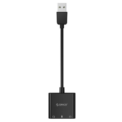 2. Zewnętrzna karta dźwiękowa Orico SKT3 USB-A - czarna
