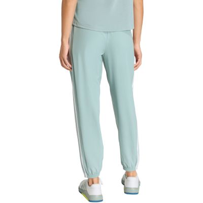 3. Spodnie damskie adidas Workout Essentials 3-Stripes Woven miętowe KC5494