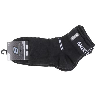 Skechers 5PPK Wm Mesh Ventilation Quarter Socks SK42017006-9999 Czarne 39-42