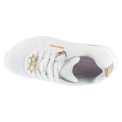 3. Skechers Uno Gen1 - Trendy Jewels 310562L-WGD Białe 30