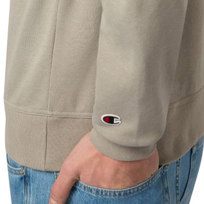 3. Bluza męska Champion Crewneck Sweatshirt beżowa 220785 ES035
