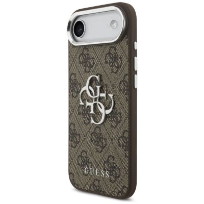 2. Etui Guess 4G Big 4G Classic Logo na iPhone 17 Air - brązowo-srebrne