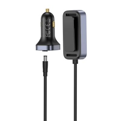 3. Ładowarka samochodowa Baseus BackseatPal L1 110W 3 x USB-A + 3 x USB-C z przedłużaczem 1,5 m - czarna