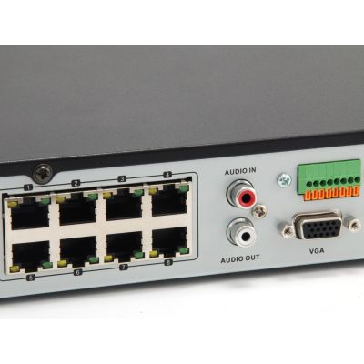 5. Rejestrator sieciowy LevelOne 8-kanałowy/ 2xHDD/ 8MP/GEMINI