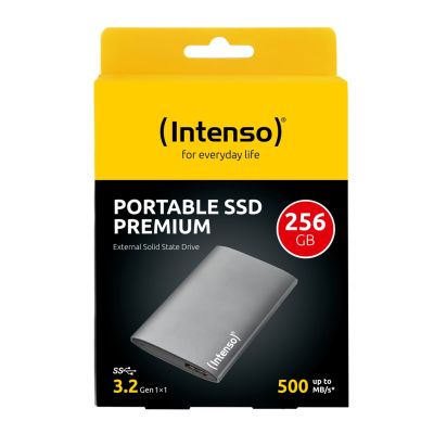 7. Dysk zewnętrzny  INTENSO Premium Edition 3823440 (256 GB; 1.8"; USB 3.0; kolor antracyt)