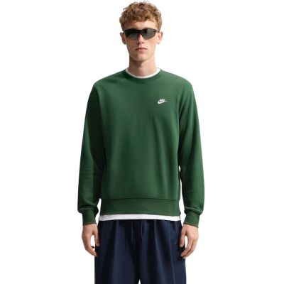 Bluza męska Nike Club FT zielona FN3888 323 XL