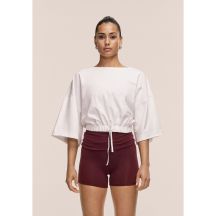 Koszulka damska CASALL Heavy Cotton Crop Tee kolor biały