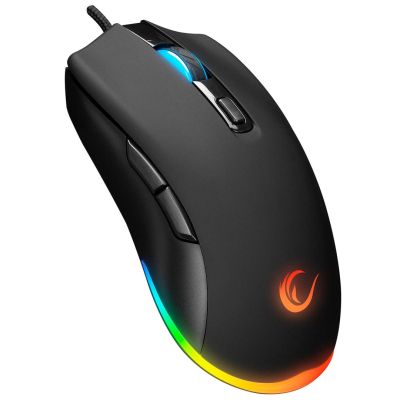 5. RAMPAGE FORTUNA ZESTAW GAMINGOWY KLAWIATURA Z PODKŁADKĄ I MYSZ 12800 DPI BLK