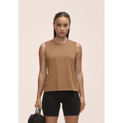 2. Koszulka treningowa damska CASALL Graphic Tank kolor brązowy
