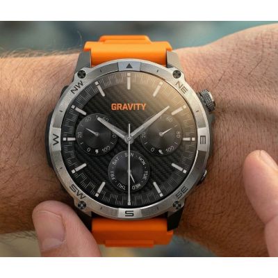 16. Smartwatch Gravity Czarny Pasek + Bransoleta GT46-4