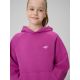 6. Bluza dresowa loose z kapturem dziewczęca 4F 4FJRSS26TSWSF3040-53S