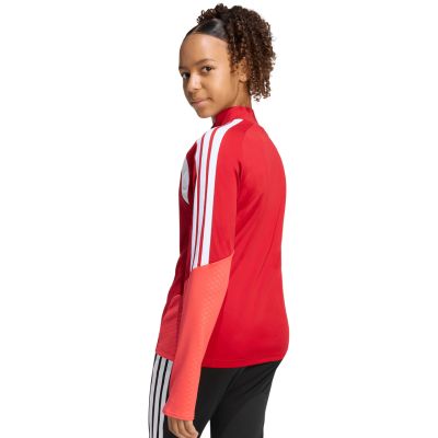 3. Bluza dla dzieci adidas Tiro 26 Competition Training Top czerwono-pomarańczowa KA7571