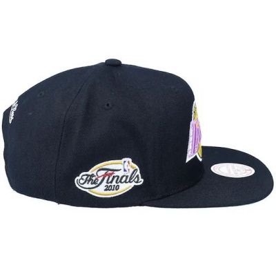 3. Czapka z daszkiem Mitchell & Ness NBA Los Angeles Lakers Top Spot Snapback Hwc Lakers HHSS2976-LALYYPPPBLCK
