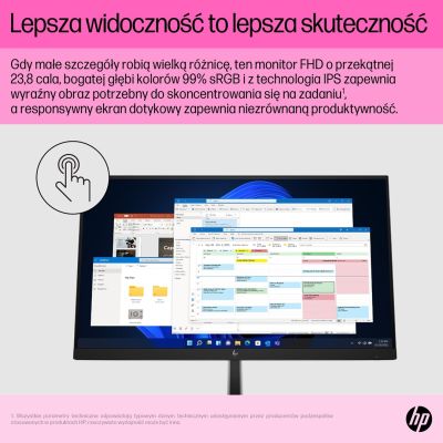 11. HP Monitor dotykowy E24t G5 FHD