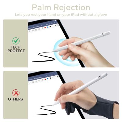 8. Rysik Tech-Protect Digital Magnetic Stylus Pen 3 magnetyczny do tabletu iPad - biały
