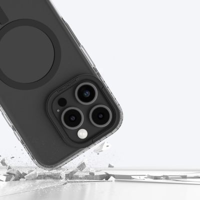 9. Etui silikonowe AMAZINGTHING Titan Pro Mag Case z pierścieniem magnetycznym do iPhone 16 Pro - czarne
