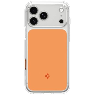 3. Etui Spigen Ultra Hybrid MagSafe na iPhone 18 Pro / 17 Pro - pomarańczowe