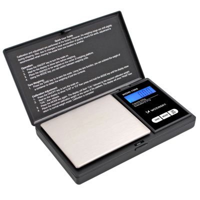 3. Waga jubilerska Wozinsky WDW-1000 200g 0,01g precyzyjna podświetlana - czarna
