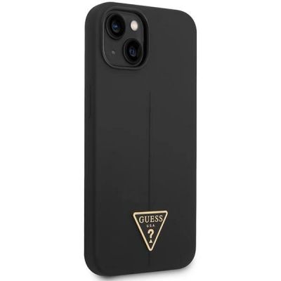 4. Etui Guess Silicone Triangle na iPhone 14 Plus - czarne