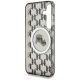 7. Etui Karl Lagerfeld Button Karl&Choupette Heads On KL Pattern MagSafe Samsung Galaxy S25 czarny