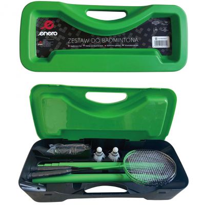3. Zestaw plażowo-ogrodowy do badmintona 3w1 Enero 1001722