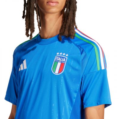 5. Koszulka męska adidas Italy 24 Home niebieska IN0657