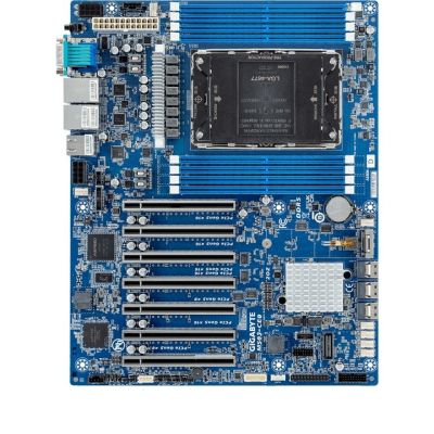 2. Płyta główna Gigabyte MS03-CE0 1x LGA4677 Intel Xeon Scalable 4/5gen C741 (8x DIMM, 3x SlimSAS (12x SATA), 1xM.2, 2x 1Gbe IPMI, ATX)