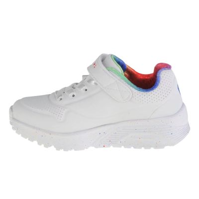 2. Skechers Uno Lite Rainbow Specks 310457L-WMLT Białe 27