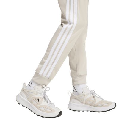 5. Spodnie męskie adidas 3-Stripes Tricot Regular Tapered beżowe JY7721