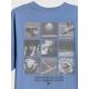4. T-shirt loose z nadrukiem chłopięcy 4F 4FJRSS26TTSHM4277-32S