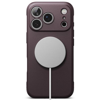 3. Etui Ringke Onyx Magsafe na iPhone 18 Pro / 17 Pro - burgundowe