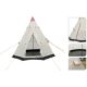 5. NAMIOT TIPI 250X250X240CM BEŻOWY REDCLIFFS