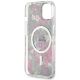 7. Etui Guess Flower MagSafe na iPhone 14 Plus - zielone